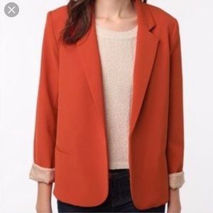 UO silence + noise burnt orange blazer